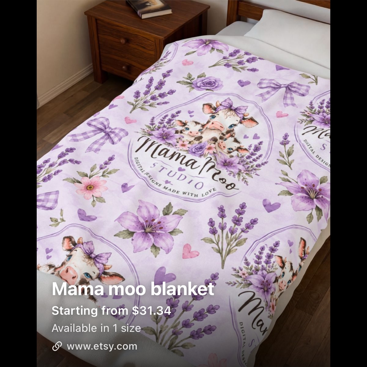 Mama Moo Signature Blanket