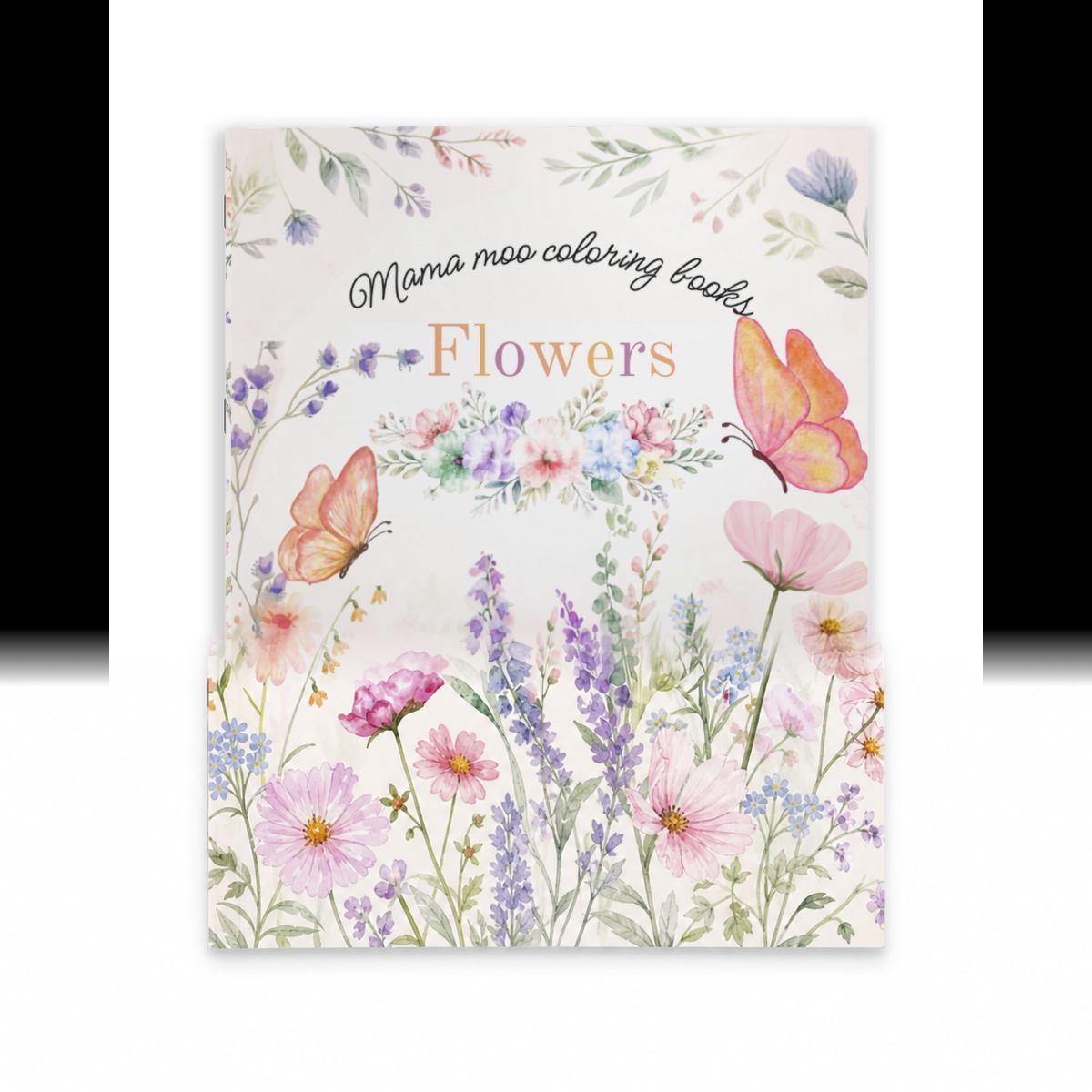 Flowers — Adult Coloring Book